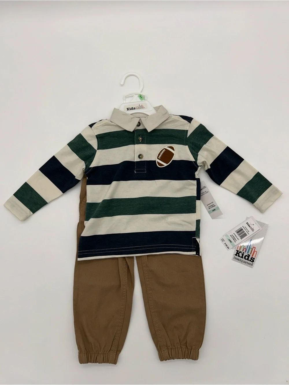 Kids Headquarters 18M Football Themed Outfit Set